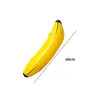 Party supplies 68cm/26.7inch 180cm/70.8inch Creative Inflatable Big Banana Blow Up Pool Water Toy Kids Children Fruit Toys Party Decoration