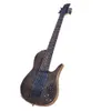 Guitare basse électrique 6 cordes 4 micros avec matériel noir Palissandre Fb Offre Logo/Couleur Personnaliser