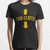 Men's T-Shirts Two Seater Shirt for Men 2 Dad Funny Gift T-Shirt Latest Young Street Tshirts Casual Breathable Classic Print XS-4XL 230413