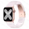 Andra modetillbehör hartsband för Apple Watch Ultra Band 8 7 49 44mm 40 42mm 38mm 41 45mm Correa Metal Buckle Armband Iwatch 7 6 SE Series 5 4 3 J230413