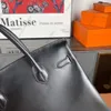 Borsa tote classica Borsa di design Borsa da donna di lusso è realizzata a mano utilizzando filo di cera di cuoio della scatola originale importata cucito hardware placcato oro 24K