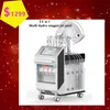 water oxygen Jet Peel vertical 9 handles Hydro Dermabrasion Aqua Facial LED PDT mask bio galvanic high polymer hammer spa skincare machine