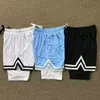 Mens Shorts Men Slit Shorts Basketball Pants Sports Fitness Skinny Sweatpant Slim US Quick Dry Gym Elastic Sportswear Black White Blue 230413