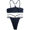 Sexig Camisole Bathing Suit Women Beach Swimsuit Designer Bikini Fashion Swim Wear Two Piece Bandage