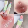 Brillant à lèvres brillant Gel teinte maquillage gelée miroitant glaçure Rose parfum clair repulpant liquide rouge à lèvres cosmétiques