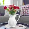 Vases Terrarium Container Ceramic Flower Vase Country Wedding Decorations Simple Jug Luxury Decorative