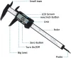 150mm 60インチデジタルキャリパー測定ツール大型LCDスクリーン自動オフ機能BJを備えた電子マイクロメーター