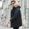 2023 Nuovo stile antivento designer uomo langford parka Piumino bianco Chaqueton tessuto canadese Cappotto esterno piumino cappotto caldo con cappuccio Taglia S-3XL