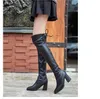 Boots Fashion classic New Shoes Women Boots Black Over the Knee Boots Sexy Female Autumn Winter lady Thigh High Boots size33-40 AA230412