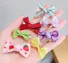 Hair Accessories 10Pcs Candy Color Baby Mini Small Bow Clips Duckbill Clip Barrettes Children Girls Kids Hairpin