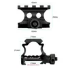 Tactical Accessories Metal quick release T1 heightening clip bracket 20 turn 20mm guide rail flashlight infrared T1T2 base clip track RMR