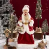 Juldekorationer 45 cm Santa Claus Dolls Mormor Xmas Pendants 2023 God julgrandekor för hembarn Naviidad Presents Noel Gifts Natall231111