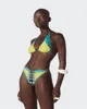 Bikini's Set Nieuwe Mode Badpak Europa En Amerika Sexy Lace-Up Backless Badpak Dames Badpak