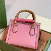 Bolsa de couro genuíno Diana Designer de luxo Bamboo Handel