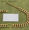 Designer CHOKER CURCHI CD CD Necklace Cuban Link Catene per donne collane Gold Lettera Gold Fanshion Designer Gioielli Regalo