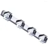 Wall Lamp LED SMD Crystal Bath Vanity Light Fixture Sconces Mirror Front Dresser Bathroom Washroom Powder Room El Toilet