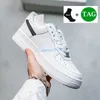 Designer one hardloopschoenen heren dames platform sneakers klassiek 1 07 triple wit zwart universiteit rood tarwe schaduw skelet af1s Outdoor sport heren trainers