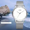 2023 SINOBI Men Wrist Watches Fashion Simple Male Geneva Quartz Clock Stainless Steel Casual Watch Black Montres Hommes Drop