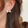 Boucles d'oreilles Lovelink classique Transparent Zircon cristal cerise pour les femmes exquis couleur or Fruit boucle d'oreille fille accessoire