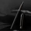 Caneta -fonte herói negra florestal metal caneta preta fina pontia bela textura de árvore excelente escrita caneta de presente 230412