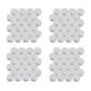 Garrafas de armazenamento 2023 -30ml prata pequenos recipientes de jarra de lábios redondos com tampa de parafuso (pacote de 96)