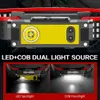 Head lamps Induction Headlamp COB LED Head Lamp Portable Waterproof Flashlight USB Rechargeable Head Torch 6 Lighting Modes 18650 HeadLight P230411