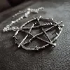 Choker Gothic Pentagram Naszyjnik grunge pentacle wicca punk oświadczenie biżuteria kreatywne urok moda damskie dar