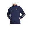 Real valladolid jaqueta masculina blusão jerseys zíper completo gola blusões moda masculina lazer casaco esportivo