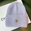 Celiene CEL Шапка высшего качества, роскошная новая триумфальная шерстяная шапка с кроличьими волосами, женская милая и универсальная осенне-зимняя вязаная шапка, теплый пуловер