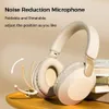 Mobiltelefonörlurar B2 Trådlösa hörlurar Huvudbassäng med MIC 3 5mm Audio Wired Over Ear Bluetooth för PC -bärbar dator 230412