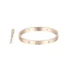 braccialetto di lusso da donna in acciaio inossidabile cacciavite coppia bracciale in oro da uomo gioielli di moda regalo di San Valentino per accessori fidanzata all'ingrosso Nessuna allergia