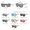 Sunglasses Classic Square Polarized Men Vintage Fashion Plastic Mirror Sun Glasses Unisex Black Driving Goggles Eyewear UV400