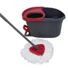 Mops Hochwertiges Mop- und Eimer-Set für das Bodenreinigungssystem zu Hause, waschbares Mikrofaserpad, drehbares 360-Grad-Mopp-Reinigungswerkzeug 230412