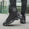 Botas homens inverno de alta qualidade de alta qualidade de pelúcia neve leve tênis ao ar livre antiderrapante calçado masculino