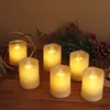 Ljus ljus Plastljus med LED -ljus Tea Lights For Bedroom Party Church Weddings Home Decor