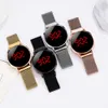 Reloj Led con pantalla táctil multifunción personalizado de fábrica WJ-10289 para mujer, venta al por mayor, reloj Digital de aleación informal para mujer