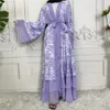 Ethnische Kleidung Ramadan Eid Mubarak Robe Longue Kimono Femme Musulmane Dubai Abaya für Frauen Kaftan Pakistan Türkei Islam Arabisch Muslim Kleid 230412