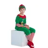 Sukienki dziewczynki S m l Christmas Kids Boys Elf Cosplay Cosplay na festiwalowy zestaw imprezowy Elves 6pcs/Set Odzież dla dzieci Chris Party 231113