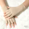 2023 Designer-Fingerlose Handschuhe für Frauen, fünf Finger, schreiben, Outdoor, Winter, Touchscreen, SMS, Telefon, Armstulpen, winddicht, kaltes Wetter, getrennte Mädchen