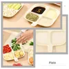 Dinnerware Sets Divided Serving Plate Portion Dining Tray Plates For Kitchen Home Tableware Dish