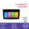 VW Passat B7 2010-2015ラジオヘッドユニットの車のビデオタッチスクリーンGPSナビゲーション最新のAndroid 12 8GB 128GB