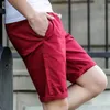 Men's Shorts Colorful 100% Pure Cotton Summer Men Beach Mens Khaki Home Shorts Casual White Sweatshorts 5xl Sale 230412