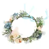 Colliers de chien collier de fleur décorations boho chiot de mariage petit chiot floral chat chat européen américain couronne