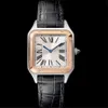 Top-Qualität Herrenmode Uhr Classic Square Design Edelstahl Herrenuhren Automatikwerk Glide Sweep Move Armbanduhren Uhr a31