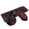 Combo tastiera e mouse Fascia e pad da gioco ottici 4 pezzi Un kit Retroilluminato Cosmic Illuminouse Luci respiratorie Gamers Drop Deliver Dhkly