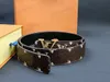 Nya män S Designer Belt Fashion Business Luxury Mönster Läderkvinnor S Designer Belt 3,8 cm Bredband Box Belt Wholesale