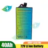 High capacity big power 72v 40ah 20S8P 21700 lithium ion ebike battery pack +5A charger