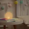 Nachtlichter Einfaches modernes LED-Licht Silikon Aufblasbare Lampe Schlafzimmer Schreibtisch Dekoration Ball Kleine Runde Wohnkultur Kinder Geschenk