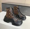 Botas de grife archlight 2.0 plataforma tornozelo bota feminina couro de bezerro luxo deserto bota ies confortável sola grossa martin botas