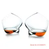 Gobelets Tilt Gyro Cup Revolve Verre à whisky Whisky Der Whiskybecher Top Rock Verres Liqueur Cognac Brandy Snifter Gobelet à vin 230413